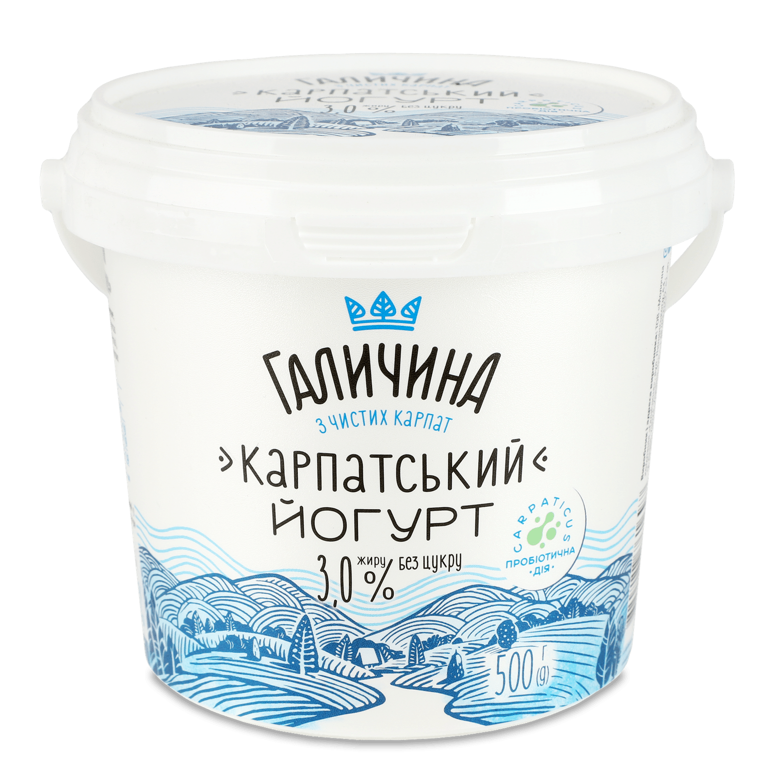 Йогурт «Галичина» «Карпатський» без цукру 3% - 1