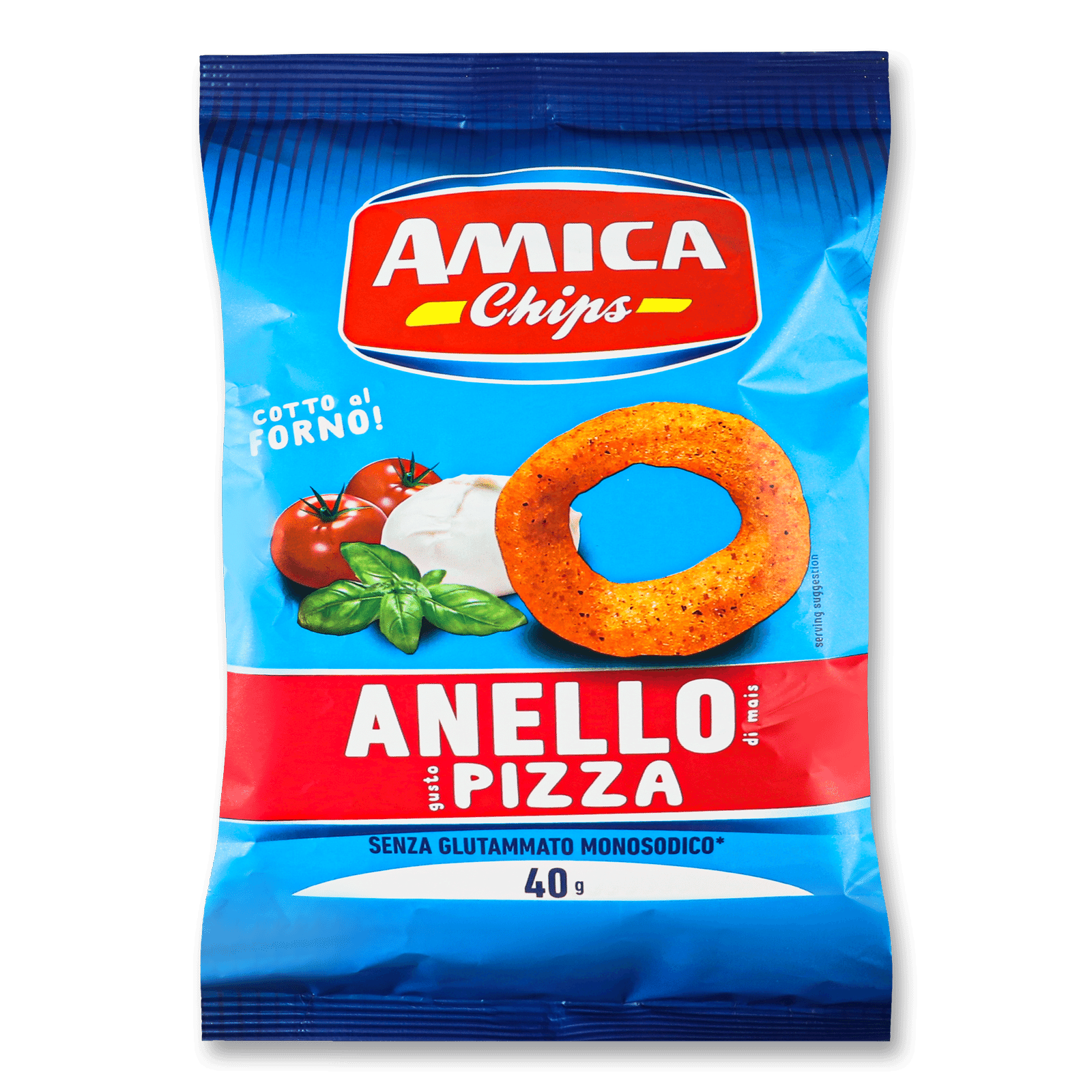 Снеки Amica кукурудзяні зі смаком піци - 1