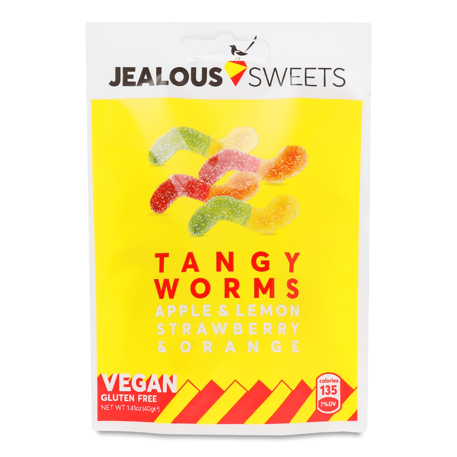 Цукерки Jealous Sweets Tangy Worms желейні - 1