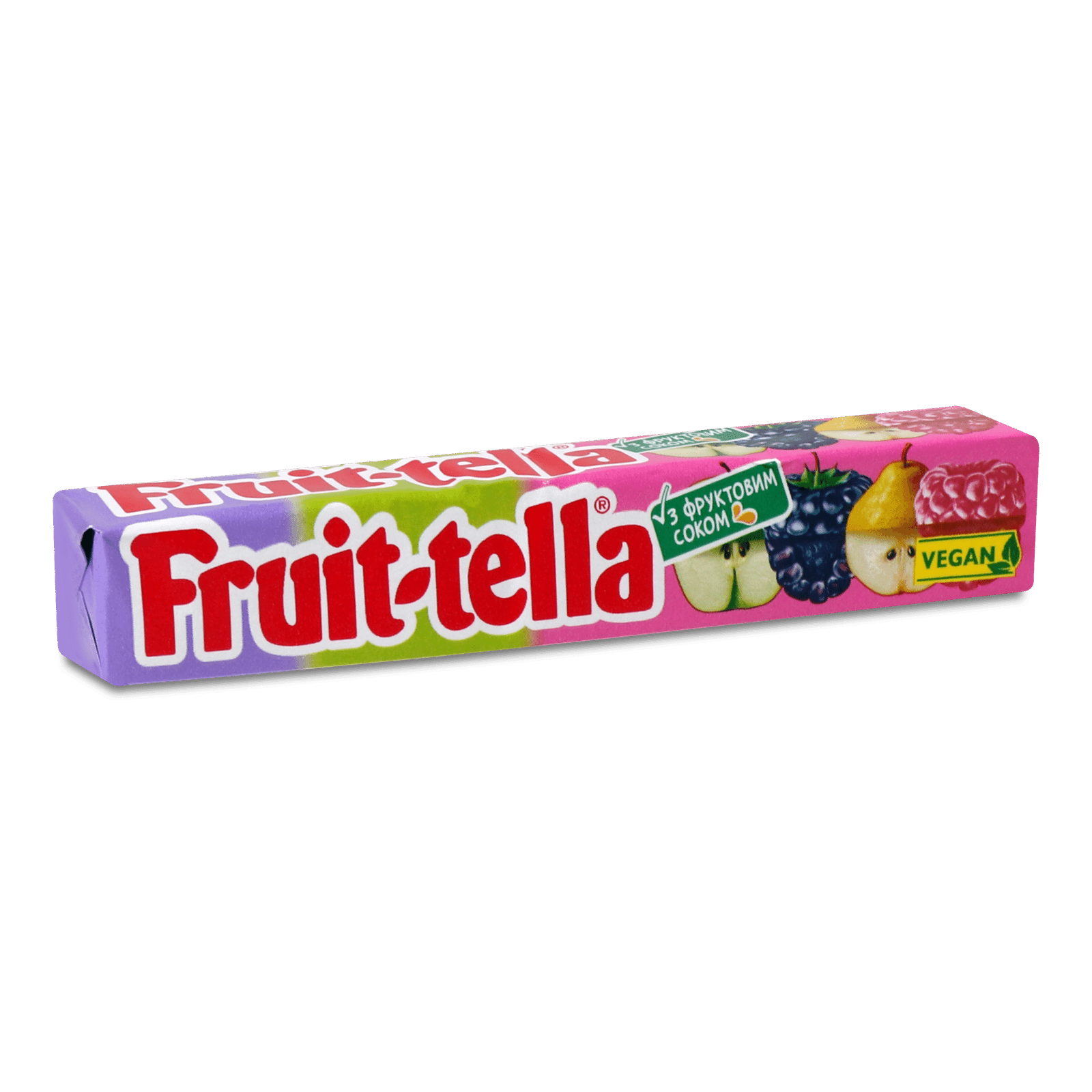 Цукерки Fruittella «Садові фрукти» жувальні - 1