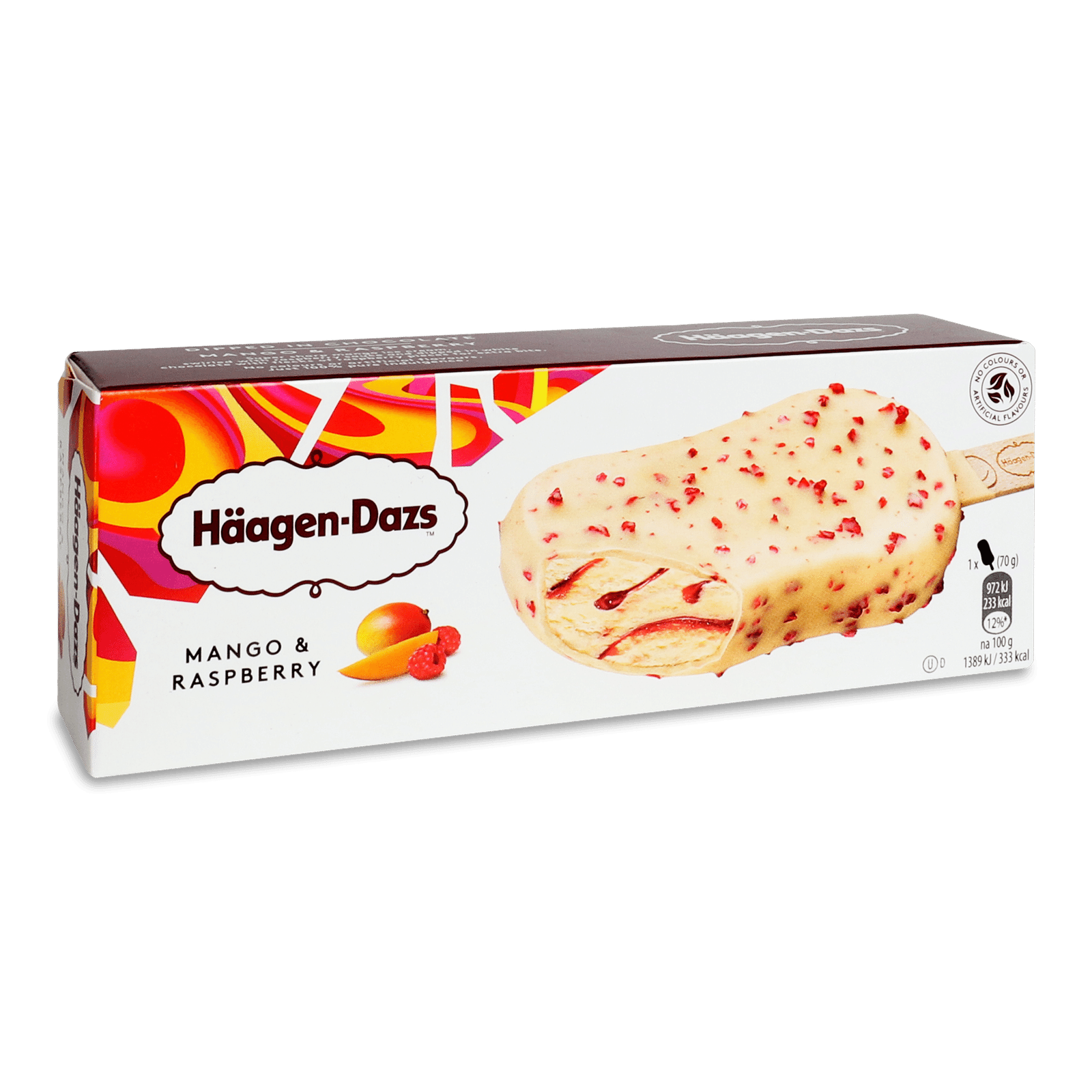 Морозиво Haagen-Dazs з манго і малиною - 1