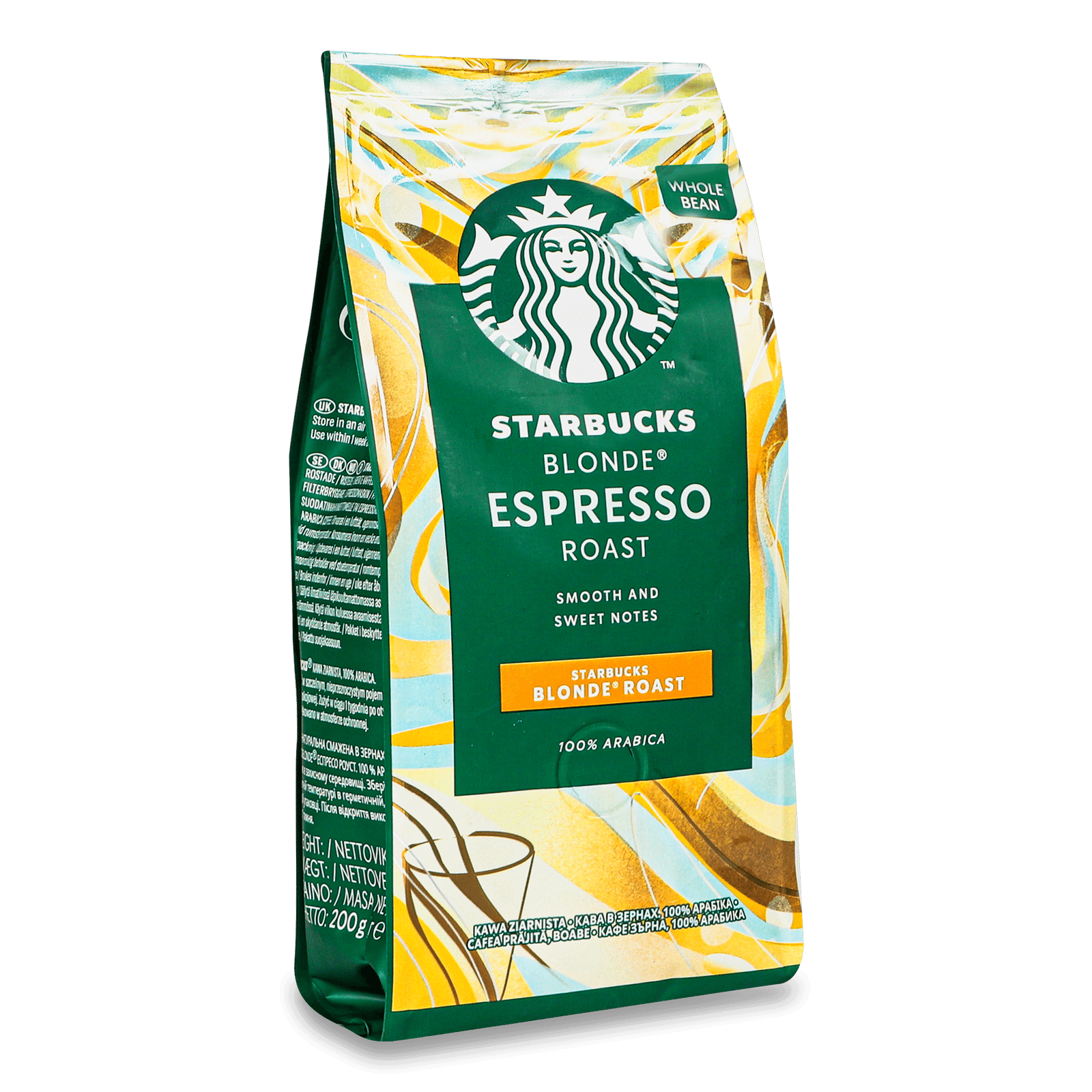 Кава зернова Starbucks EspresRoast Blonde натуральна смажена - 1