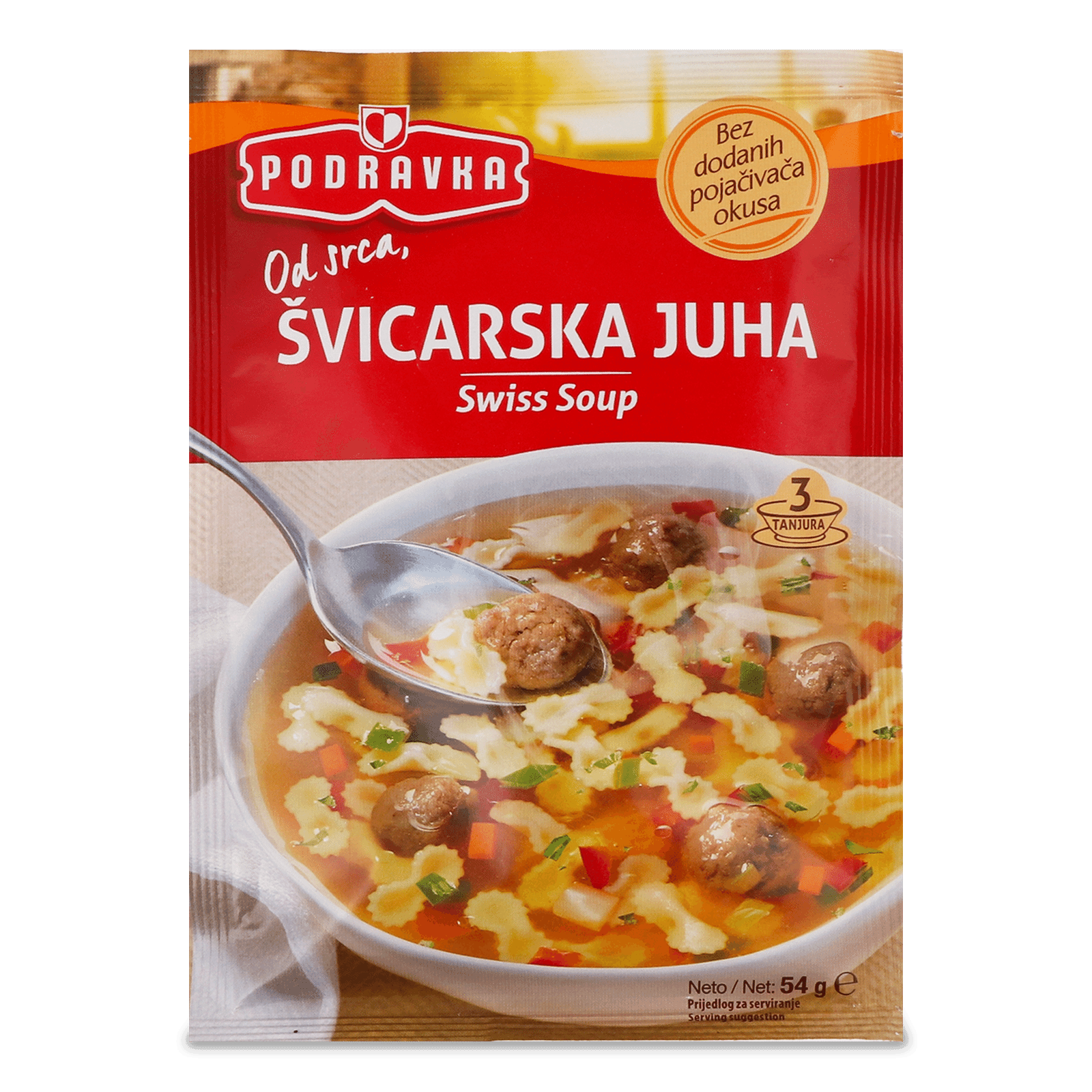 Суп Podravka по-швейцарськи м'ясний - 1