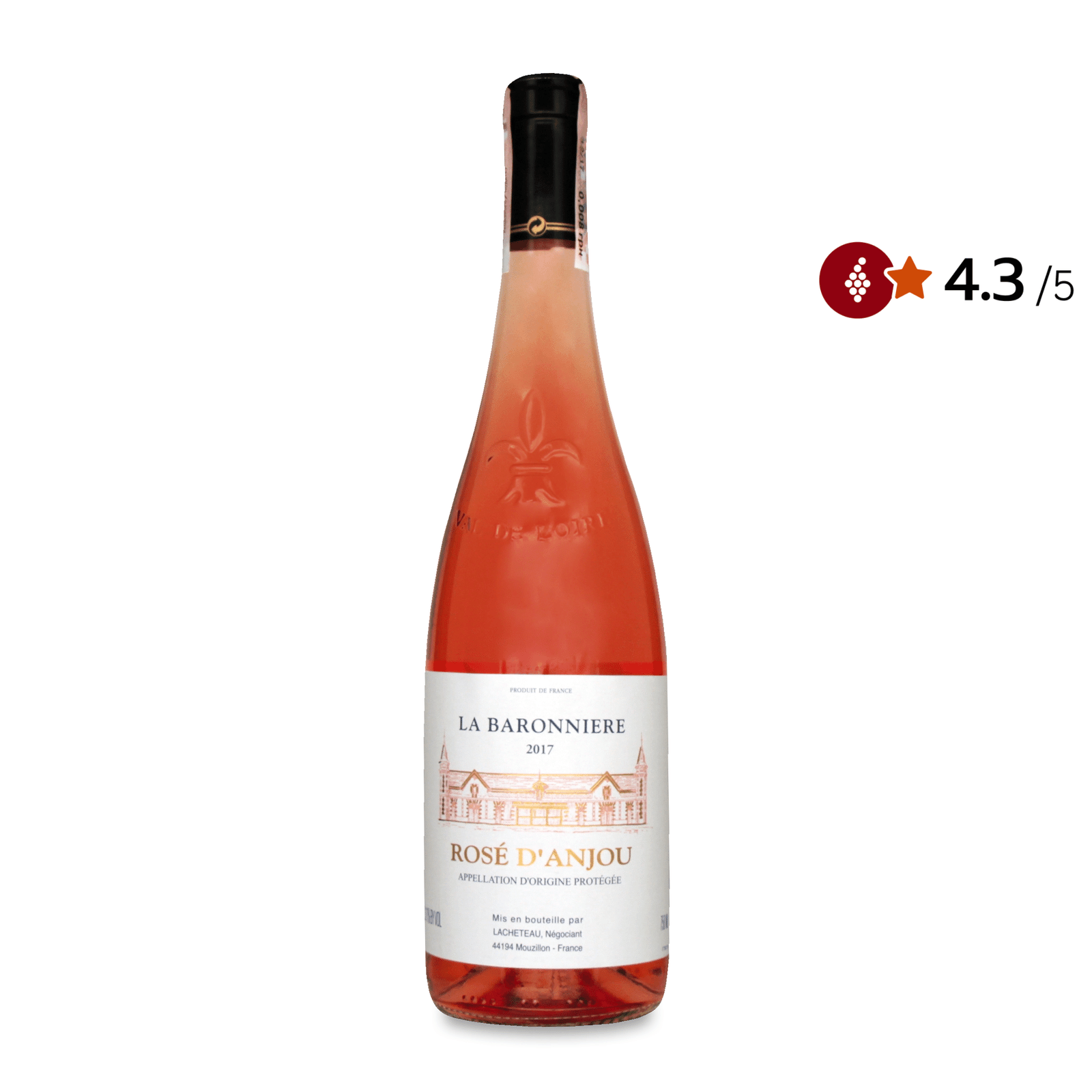 Вино La Baronniere Rose d’Anjou - 1