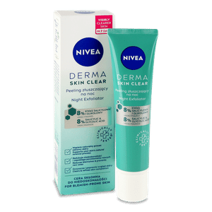 Ексфоліант для обличчя Nivea Derma Skin Clear нічний