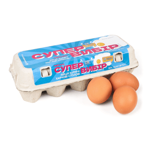 Яйця курячі Квочка Супер вибір С0