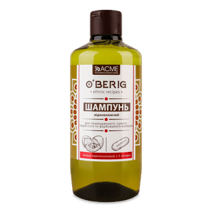 Шампунь-олія O'berig відновлювальний яєчно-пантеноловий з 5 оліями