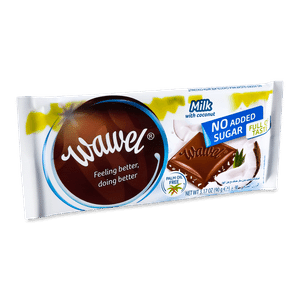 Шоколад молочний Wawel з кокосом без цукру