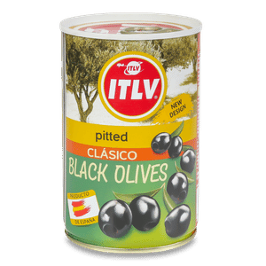 Оливки ITLV Clasico чорні без кісточки
