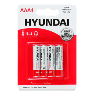 Батарейки Hyundai Ultra Heavy Duty AAA R03
