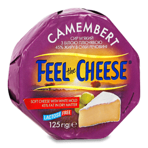 Сир Feel the Cheese «Камамбер» безлактозний 45%