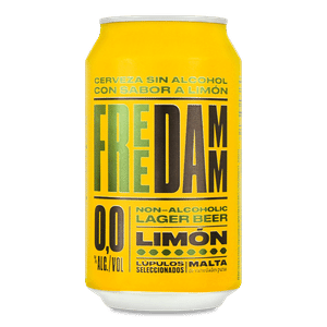 Пиво Damm Free Lemon світле безалкогольне з/б