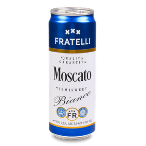 Напій винний Fratelli Moscato Bianco слабоалкогольний з/б