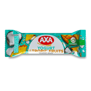 Батончик АХА смак йогурту з тропічними фруктами