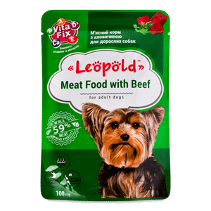 Корм для собак Леопольд з яловичини