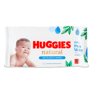 Серветки вологі Huggies Natural для дітей