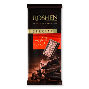 Шоколад чорний Roshen Special 56%