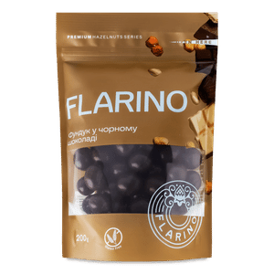 Фундук Flarino смажений у чорному шоколаді
