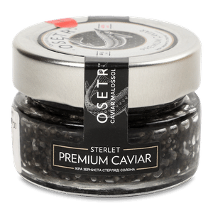 Ікра стерляді чорна Osetr Premium Caviar с/б