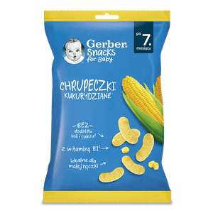 Снеки Gerber кукурудзяні для дітей від 7 місяців
