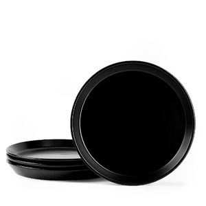 Набір тарілок Divitis Home Carina чорний 25,5 см 4 шт.