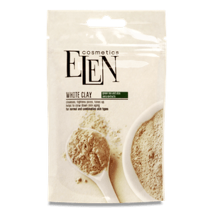 Глина Elen Cosmetics екстракт зеленого чаю алое-вера біла