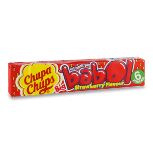 Гумка жувальна Chupa Chups Big Babol зі смаком полуниці