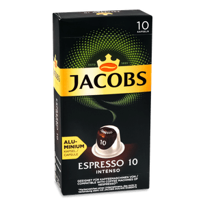 Кава мелена Jacobs Espresso Intenso 10 капсул