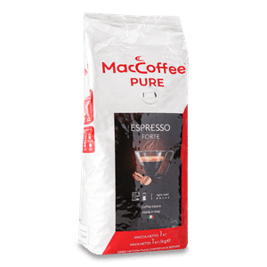 Кава зернова MacCoffee Pure Espresso Forte смажена