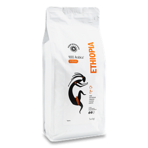 Кава зернова Ефіопія натуральна смажена