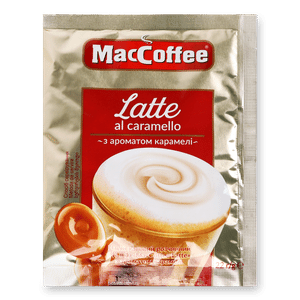 Напій кавовий MacCoffee 3в1 Latte al caramello