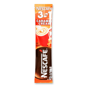 Напій кавовий Nescafe з карамеллю 3 в 1 розчинний