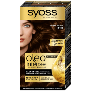 Фарба для волосся Syoss Oleo Intense 4-18 «Шоколадно-каштановий»