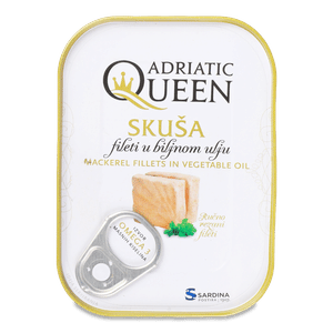 Скумбрія Adriatic Queen філе в олії