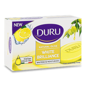 Мило Duru Natural Olive White Brillian з екстрактом папаї та лимона