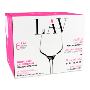 Набір келихів для білого вина LAV Lal 6*295мл