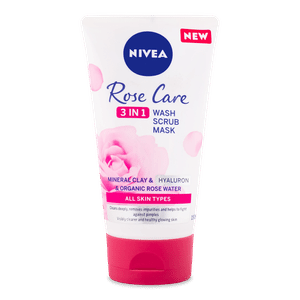 Гель-скраб-маска для обличчя Nivea Rose Care 3в1