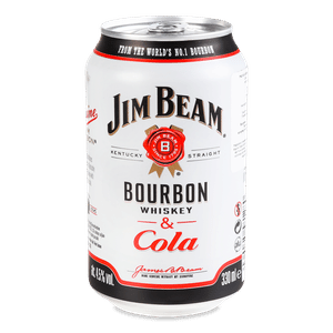 Напій слабоалкогольний Jim Beam Bourbon Whiskey & Cola з/б