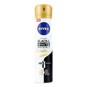 Дезодорант Nivea «Невидимий гладкий шовк чорне і біле»