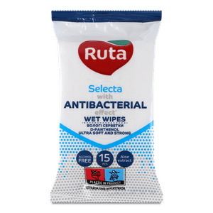 Серветки вологі Ruta Selecta антибактеріальні