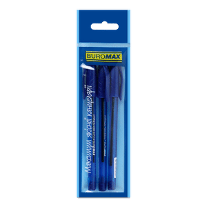 Набір ручок Buromax Hypnos сині 3шт