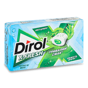 Гумка жувальна Dirol X-Fresh Свіжість м'яти б/цукр