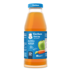 Нектар Gerber яблуко-морква