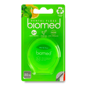Нитка зубн Biomed Mint-Yuzu 50м