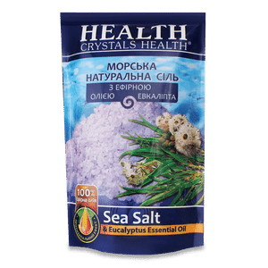 Сіль для ванни Crystals Health евкаліпт з ефірними оліями