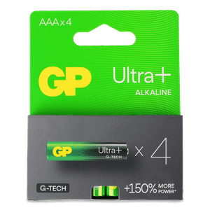 Батарейки GP Ultra+ Alkaline G-Tech AAА LR03