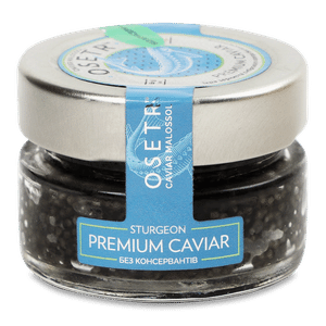Ікра чорна осетрова Osetr Premium Caviar без консервантів