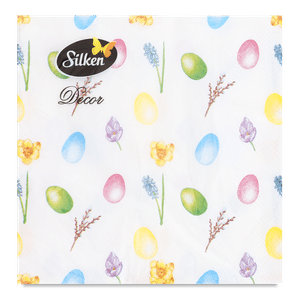 Серветки декоративні Silken великодній мікс №2 3-шарові