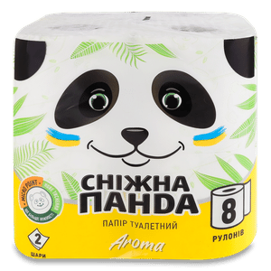 Папір туалетний «Сніжна панда» Aroma