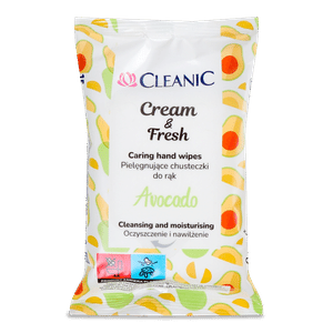 Серветки вологі Cleanic Cream&Fresh Авокадо